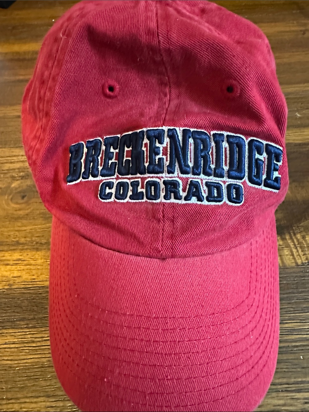 Breckenridge Colorado Red baseball Cap